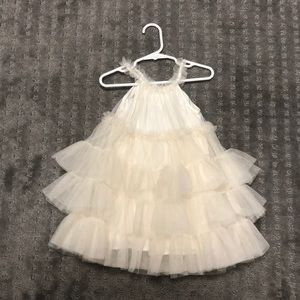 Mud pie | ivory tulle dress | 24month/2t